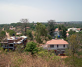 A view of the village from the water tank.